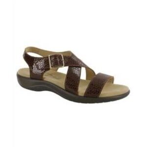 NEW! SAS Laguna Weave Henna Leather Strappy Comfort Sandals Size 8 Orthopedic